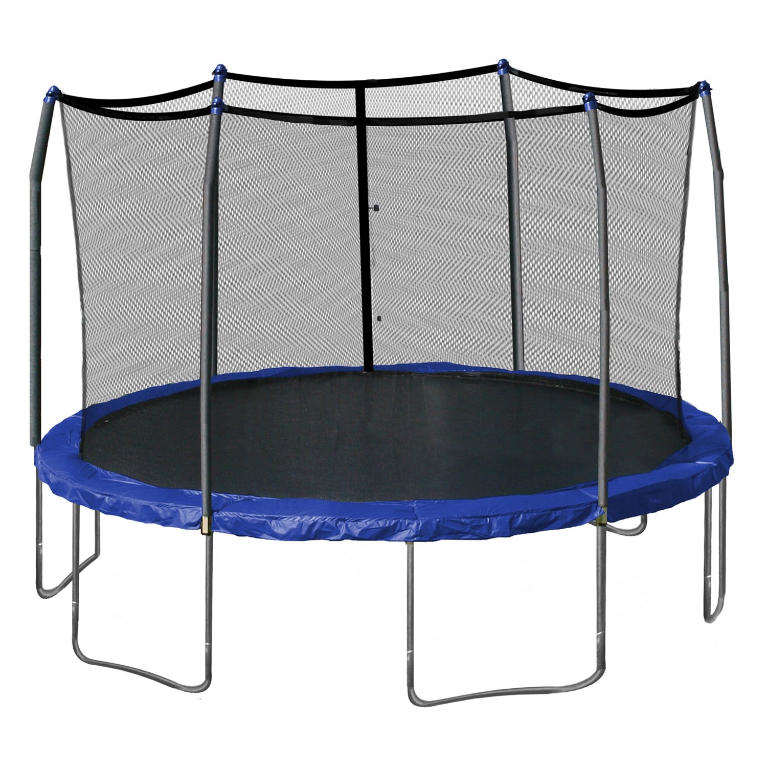 Skywalker Trampolines 15-Feet Round Trampoline and Enclosure with Spring Pad